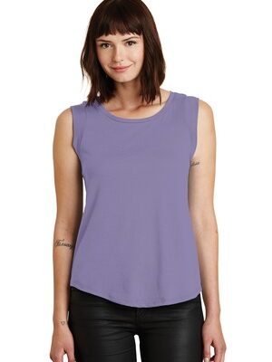 DISCONTINUED  Alternative Women's Cap Sleeve Satin Jersey Crew T-Shirt. AA4013