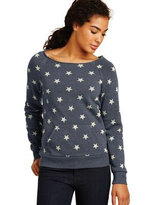 DISCONTINUED  Alternative Women's Maniac Eco   -Fleece Sweatshirt. AA9582