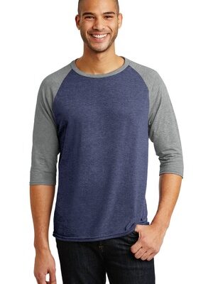 DISCONTINUED  Anvil ®  Tri-Blend 3/4-Sleeve Raglan Tee. AN6755