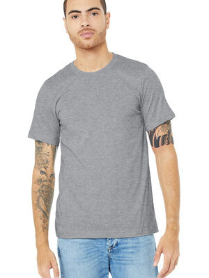 BELLA+CANVAS  ®  Unisex Heather CVC Short Sleeve Tee. BC3001CVC
