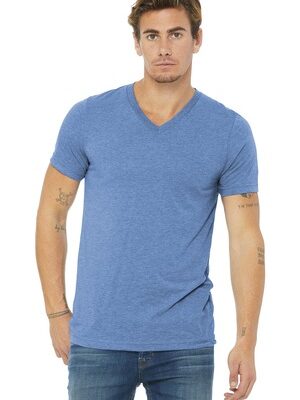 BELLA+CANVAS  ®  Unisex Triblend Short Sleeve V-Neck Te. BC3415