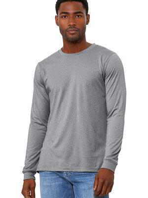 BELLA+CANVAS ®  Unisex Heather CVC Long Sleeve Tee BC3501CVC