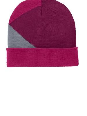 DISCONTINUED  Port Authority ®  Cuffed Colorblock Beanie. C906