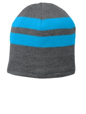 Port & Co   Fleece-Lined Striped Beanie Cap. C922