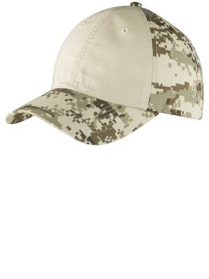 DISCONTINUED  Port Authority ®  Colorblock Digital Ripstop Camouflage Cap. C926