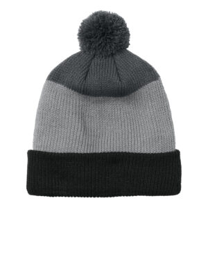 Port Authority ®  Cozy Striped Pom Beanie C979