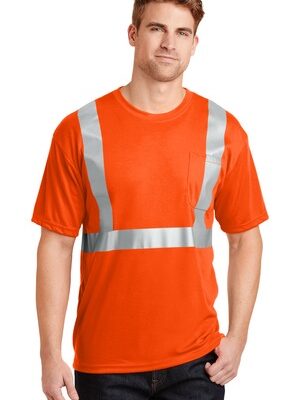 CornerStone ®  - ANSI 107 Class 2 Safety T-Shirt.  CS401