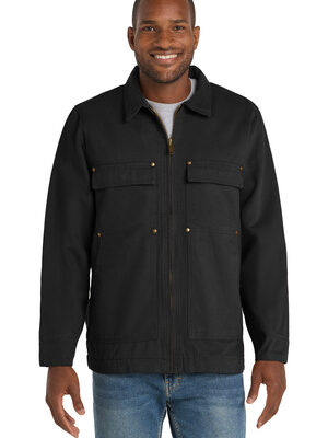 DISCONTINUED  CornerStone ®  Washed Duck Cloth Chore Coat. CSJ50