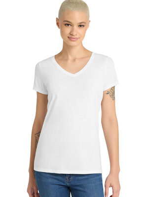 District ®  Women's Perfect Tri ®  V-Neck Tee. DM1350L