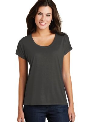 DISCONTINUED  District  ®  Women's Drapey Dolman Tee. DM412