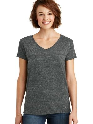 DISCONTINUED  District  ®  Women's Cosmic V-Neck Tee. DM465