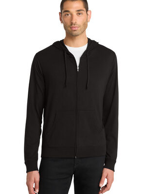 District ®  Jersey Full-Zip Hoodie. DT1100