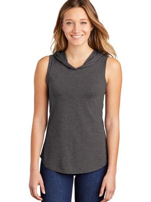 DISCONTINUED  District  ®  Women's Perfect Tri  ®  Sleeveless Hoodie DT1375