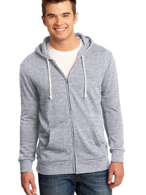 DISCONTINUED  District ®  - Young Mens Core Fleece Full-Zip Hoodie DT190