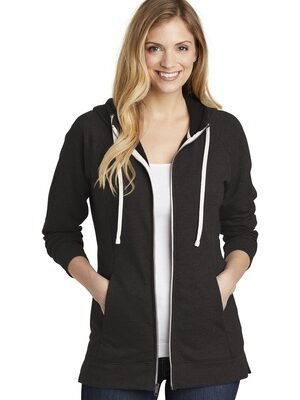 DISCONTINUED  District  ®  Women's Perfect Tri  ®  French Terry Full-Zip Hoodie. DT456