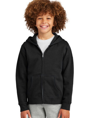 District ®  Youth V.I.T.   Fleece Full-Zip Hoodie DT6102Y