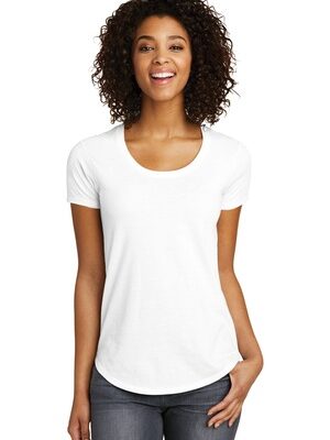 DISCONTINUED  District ®  Women's Fitted Very Important Tee ®  Scoop Neck. DT6401