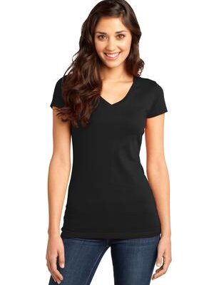 DISCONTINUED  District ®  - Juniors Very Important Tee ®  V-Neck. DT6501