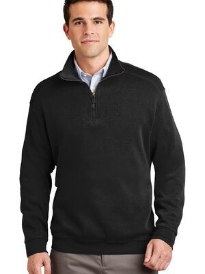 DISCONTINUED  Port Authority ®  Flatback Rib 1/4-Zip Pullover.  F220