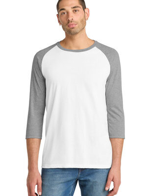DISCONTINUED  District ®  Very Important Tee ®  3/4-Sleeve Raglan. DT6210