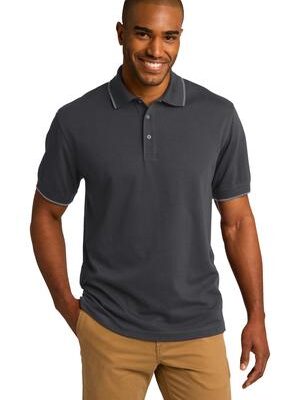DISCONTINUED  Port Authority ®  Rapid Dry Tipped Polo. K454