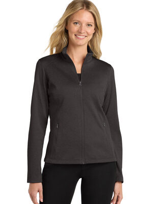 DISCONTINUED  Port Authority  ®  Women's Diamond Heather Fleece Full-Zip Jacket L249