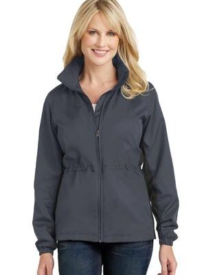 DISCONTINUED  Port Authority ®  Ladies Core Colorblock Wind Jacket. L330