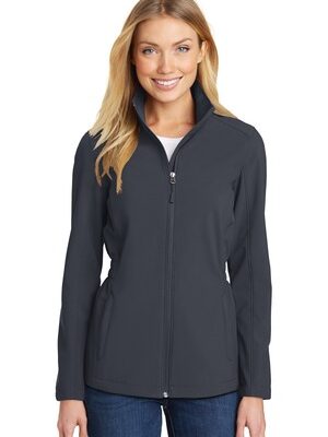 DISCONTINUED  Port Authority ®  Ladies Cinch-Waist Soft Shell Jacket. L334