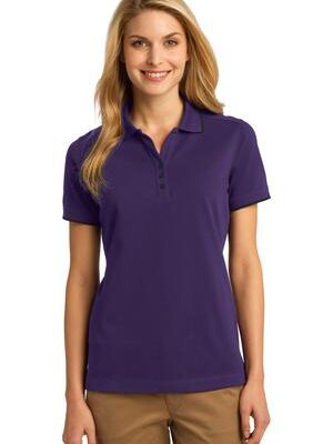 DISCONTINUED  Port Authority ®  Ladies Rapid Dry Tipped Polo. L454