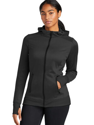 DISCONTINUED  New Era  ®  Women's Venue Fleece Full-Zip Hoodie. LNEA522