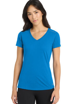 DISCONTINUED  OGIO  ®  Women's Peak V-Neck Tee. LOE337