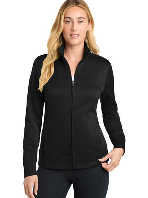 Sport-Tek ®  Women's Sport-Wick ®  Fleece Full-Zip Jacket.  LST241