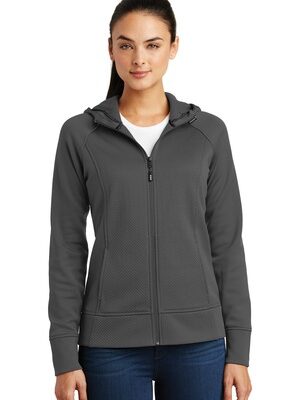 DISCONTINUED  Sport-Tek ®  Ladies Rival Tech Fleece Full-Zip Hooded Jacket. LST295