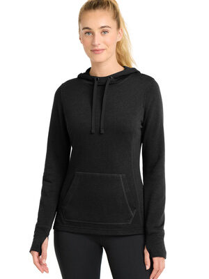 Sport-Tek  ®  Women's PosiCharge  ®  Tri-Blend Wicking Fleece Hooded Pullover. LST296