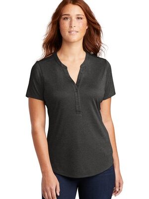 DISCONTINUED  Sport-Tek ®  Women's Endeavor Henley. LST468
