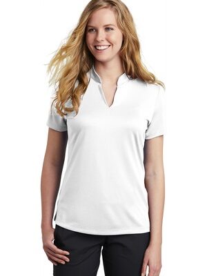 DISCONTINUED  Nike Ladies Dri-FIT Hex Textured V-Neck Top. NKAA1848