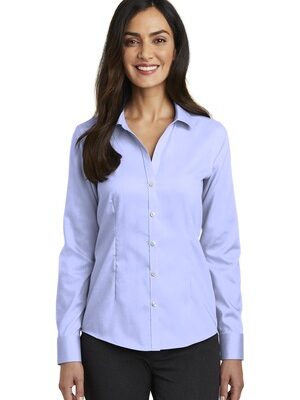 DISCONTINUED  Red House ®   Ladies Pinpoint Oxford Non-Iron Shirt. RH250