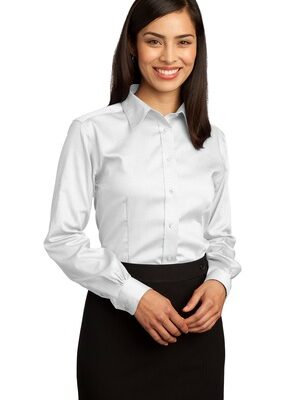 DISCONTINUED  Red House ®  - Ladies Non-Iron Pinpoint Oxford Shirt.  RH25