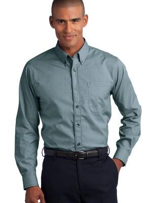DISCONTINUED  Red House ®  - Mini-Check Non-Iron Button-Down Shirt. RH66