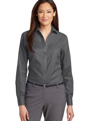 DISCONTINUED  Red House ®  Ladies Non-Iron Diamond Dobby Shirt. RH77